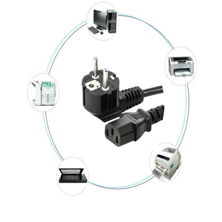 Europe 3 prong power cord3