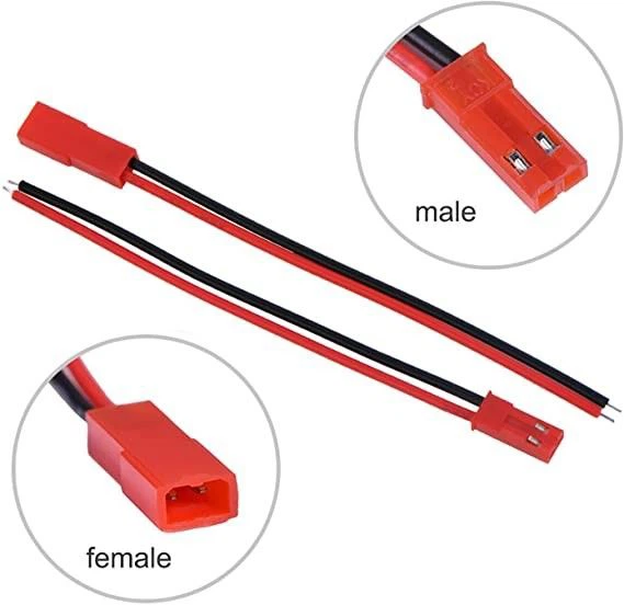2Pin Male Female Plug Cable For RC Toys Battery
