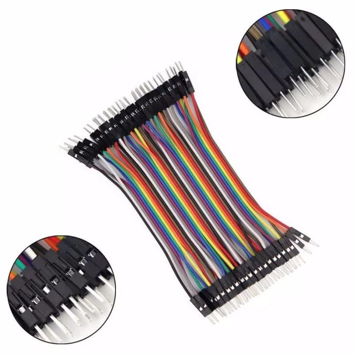 40P 30cm Dupont Male To Male Jumper Wire Cable
