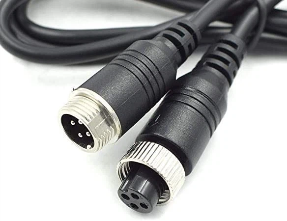 4Pin Aviation Video Extension Cable For MDVR Camera System