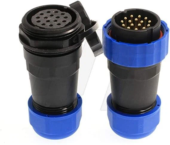 Aviation Male Female Plastic Connector For Industrial LED Panel