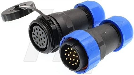 Aviation Male Female Plastic Connector For Industrial LED Panel