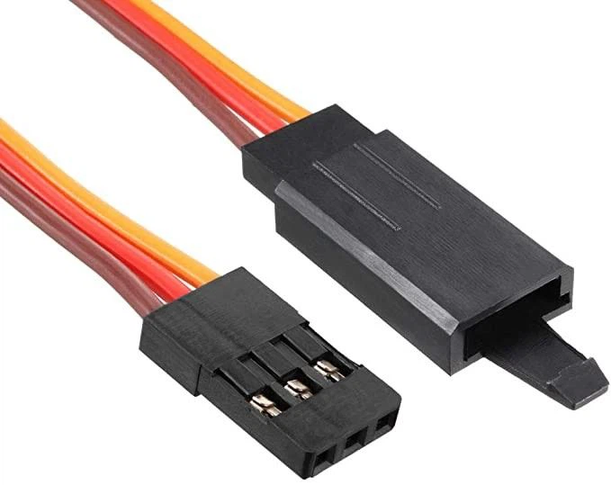 Lock Type 3pin Male To Female For RC Futaba JR Servo
