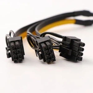 Computer Graphics Card 6P To Three 6 + 2P Lines 6P To 8P Extension Power Cord