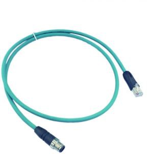 M12 8-Pin To RJ45 Ethernet Cable