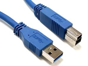 USB 3.0 Printer USB A Male To B Male Scanner Cable Cord (Blue)