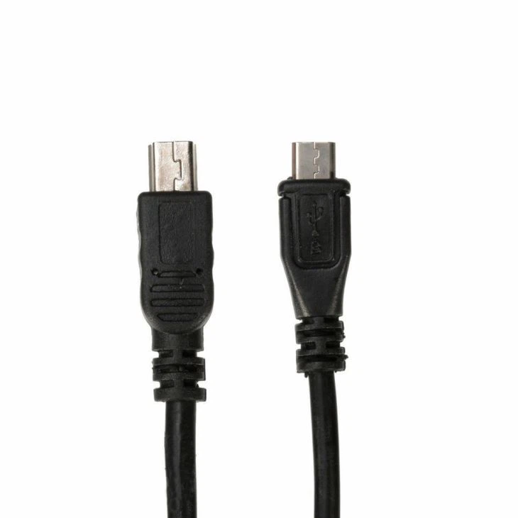USB 2.0 Micro-B 5 Pin Male To Mini-B 5 Pin Male Adapter Data Cable Converter