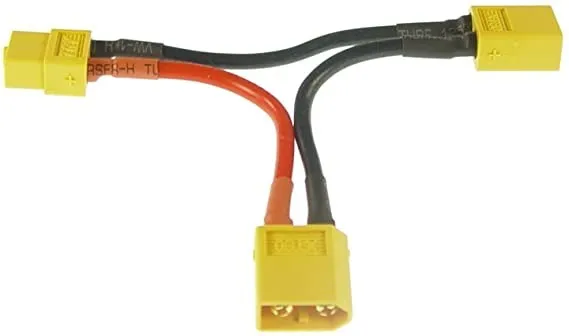 XT 60 Plug Male To Dual Female Cable