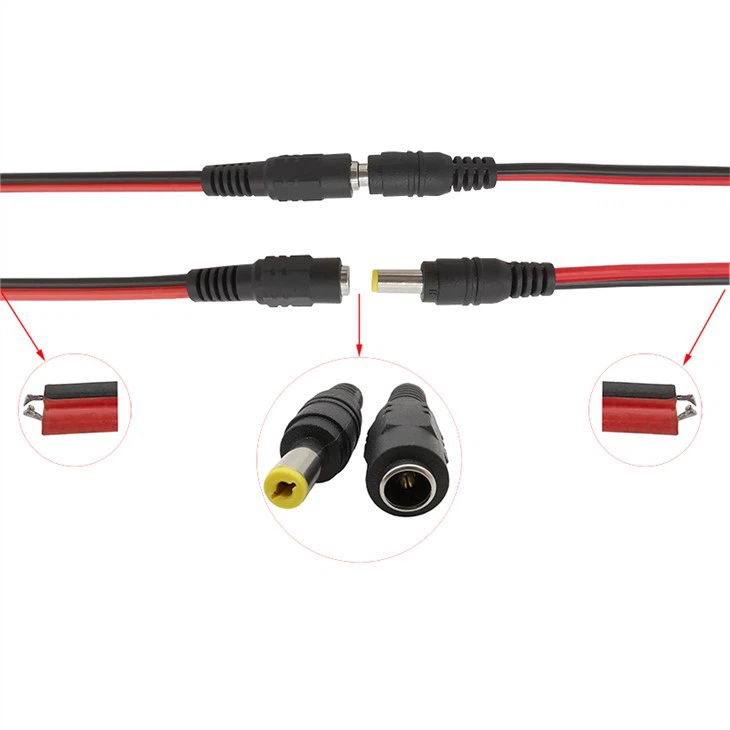 5.5 x 2.1mm DC connector cable